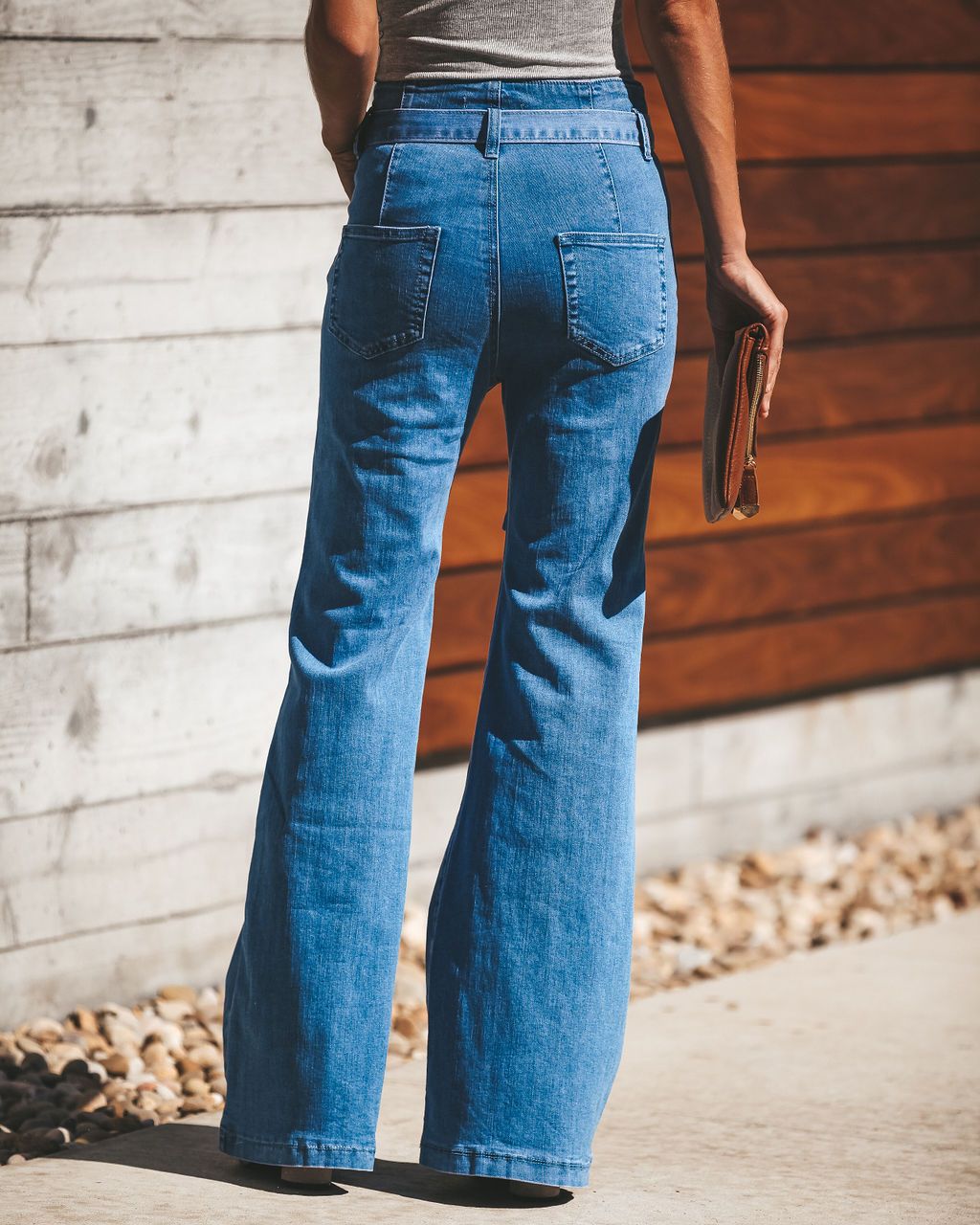 High Waist Sky Blue Jeans – European & American Fashion Denim