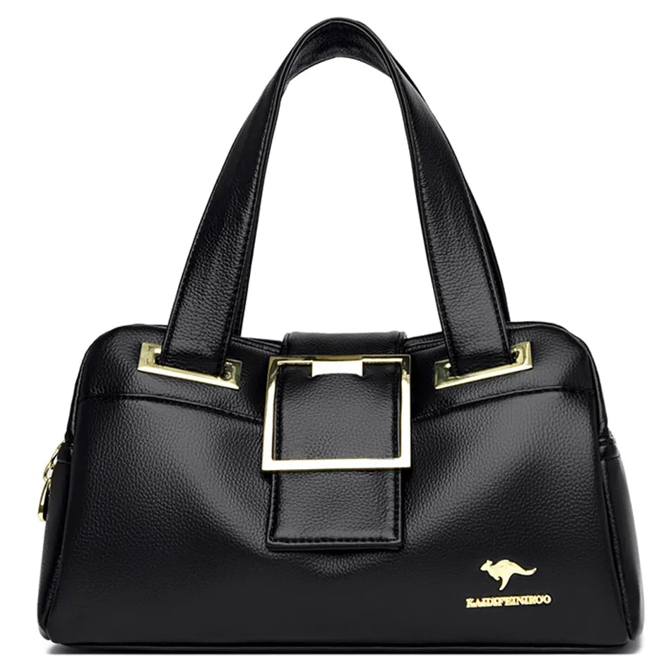 Women's Multi-Compartment Boston Top-Handle Bag