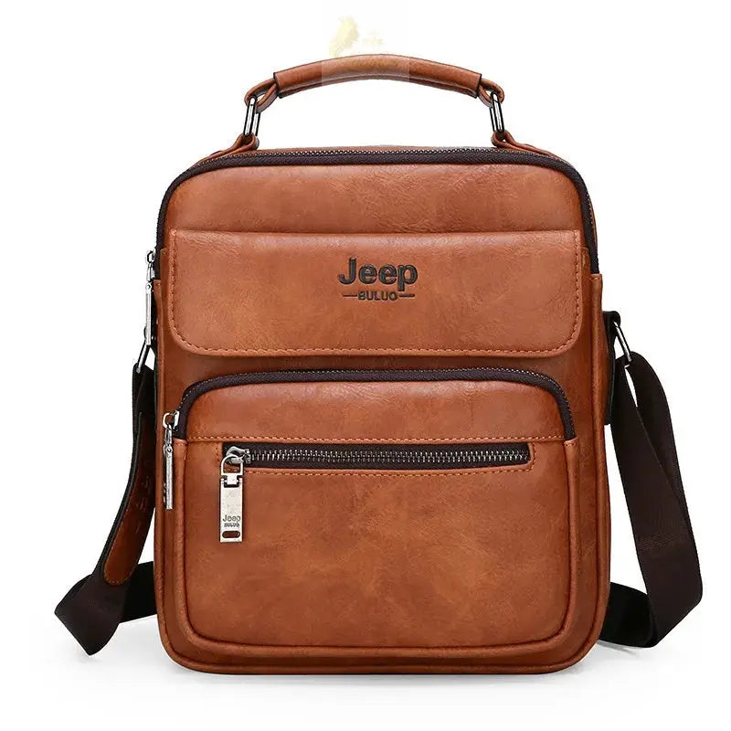 JEEP BULUO, large brand bag with leather shoulder strap LADYLYS