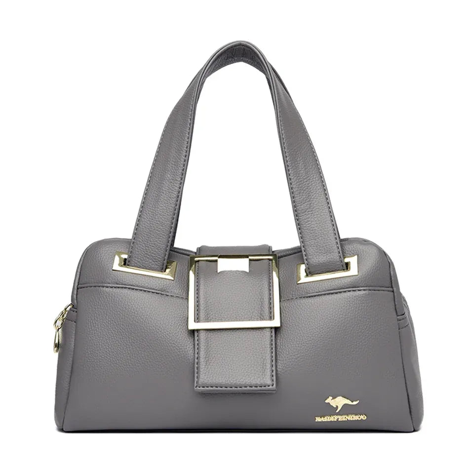Women's Multi-Compartment Boston Top-Handle Bag