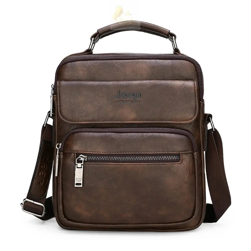 JEEP BULUO, large brand bag with leather shoulder strap LADYLYS