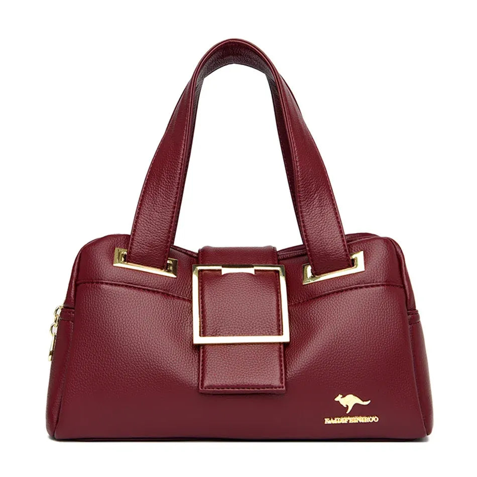 Women's Multi-Compartment Boston Top-Handle Bag
