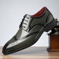 Men's Leather Derby Shoes – Business Formal, Lace-Up, Casual Dress