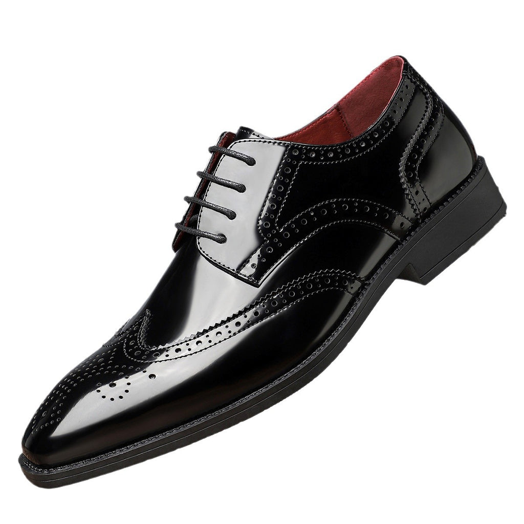 Men's Leather Derby Shoes – Business Formal, Lace-Up, Casual Dress