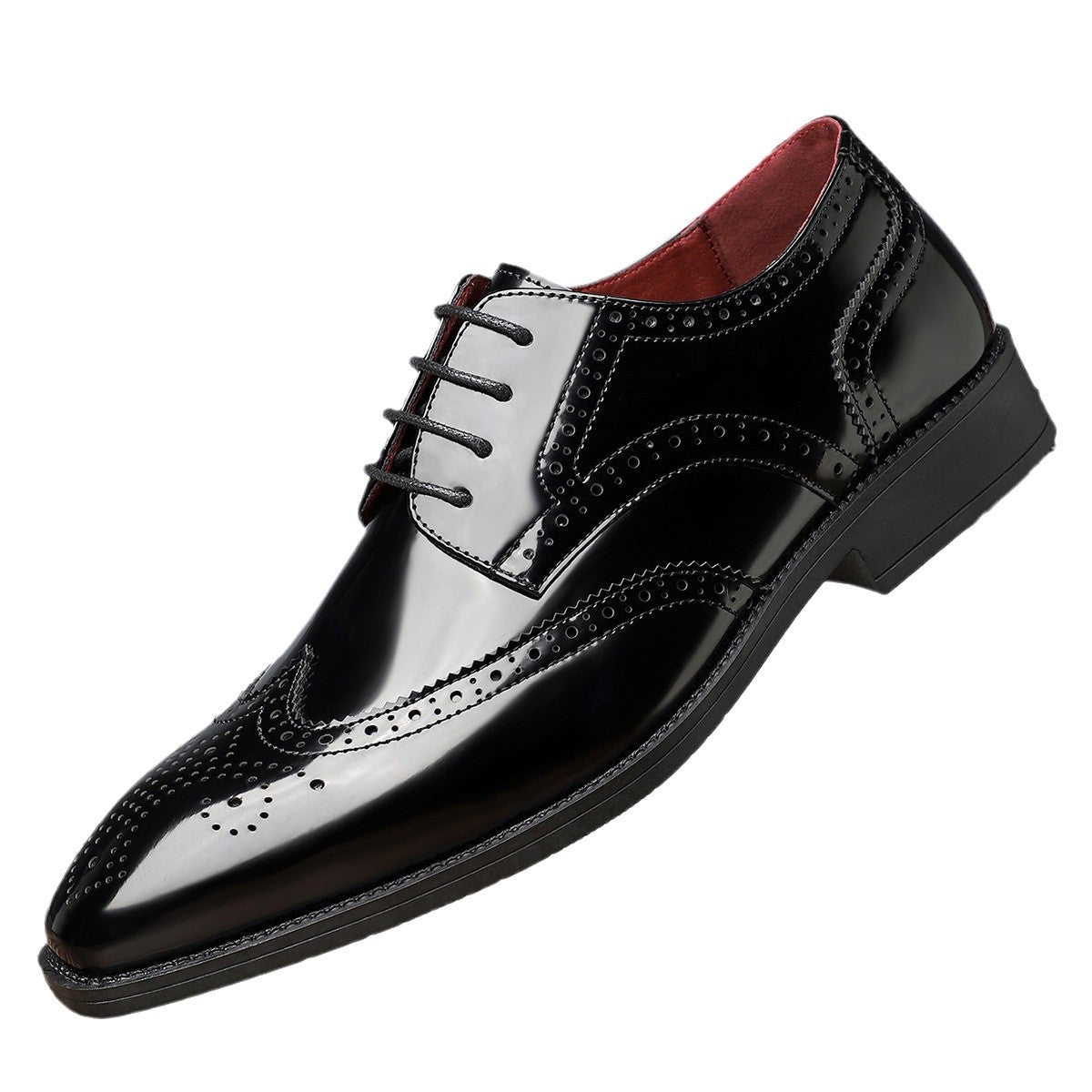 Men's Leather Derby Shoes – Business Formal, Lace-Up, Casual Dress