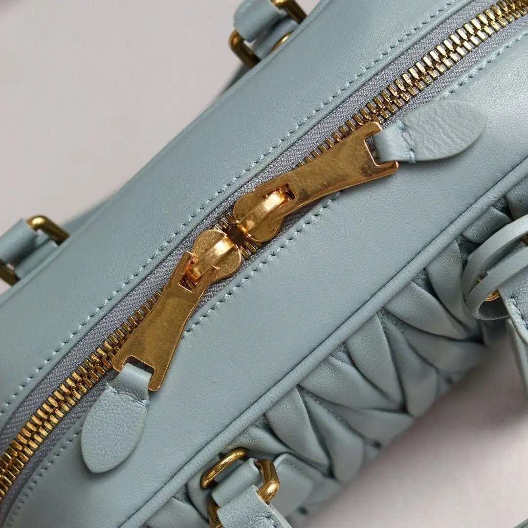 Luxury Top-Handle Handbag – Smooth Genuine Leather Messenger Bag for Women