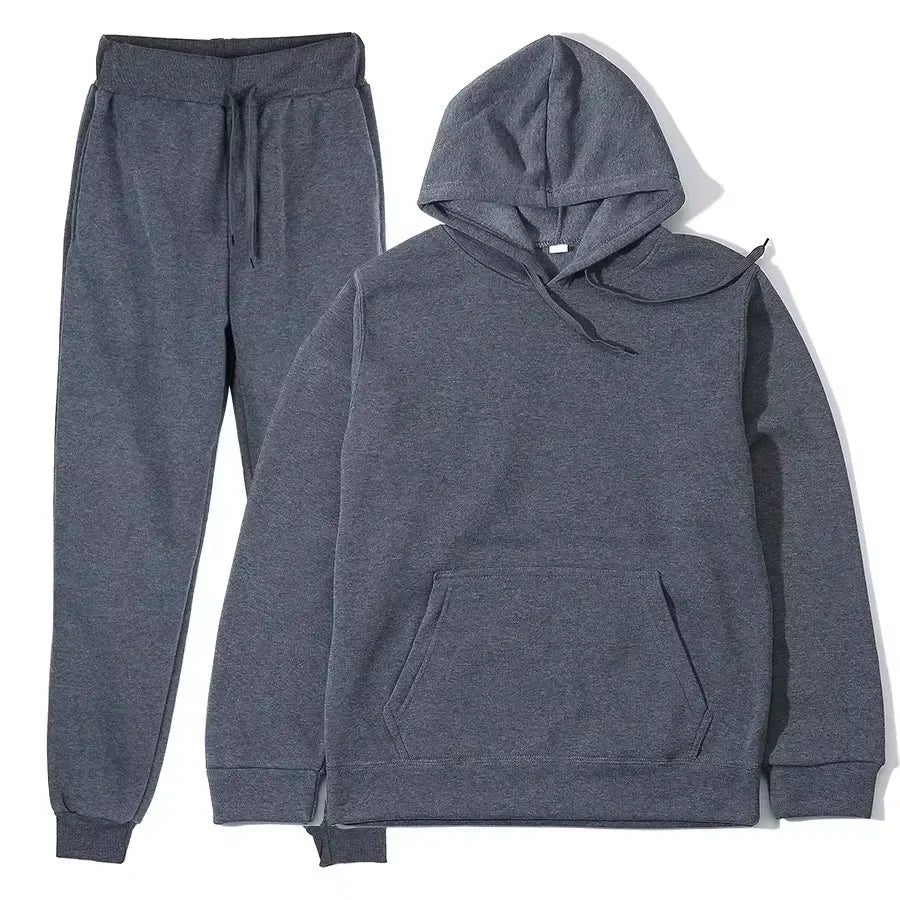Men's Sportswear Tracksuit Set – Hoodie & Jogger Pants