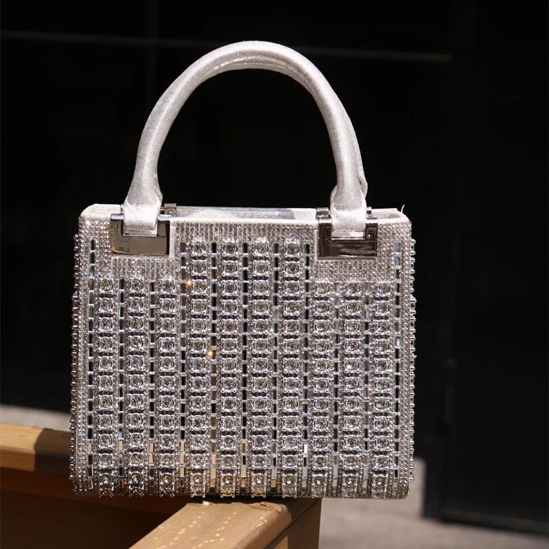 Luxury High-end Crystal Diamond Women Evening Clutch Bag LADYLYS