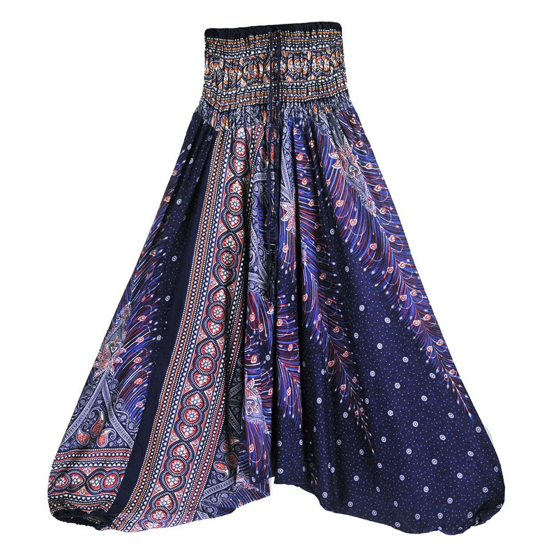 Bohemian Women Pantalones Rayon Harem Baggy Boho Yoga Beach Wear LADYLYS