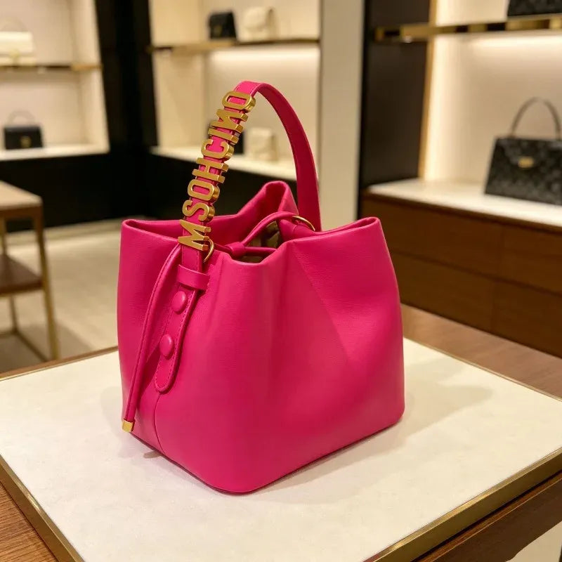 Solid-Colour Diaper Bag with Zip Closure