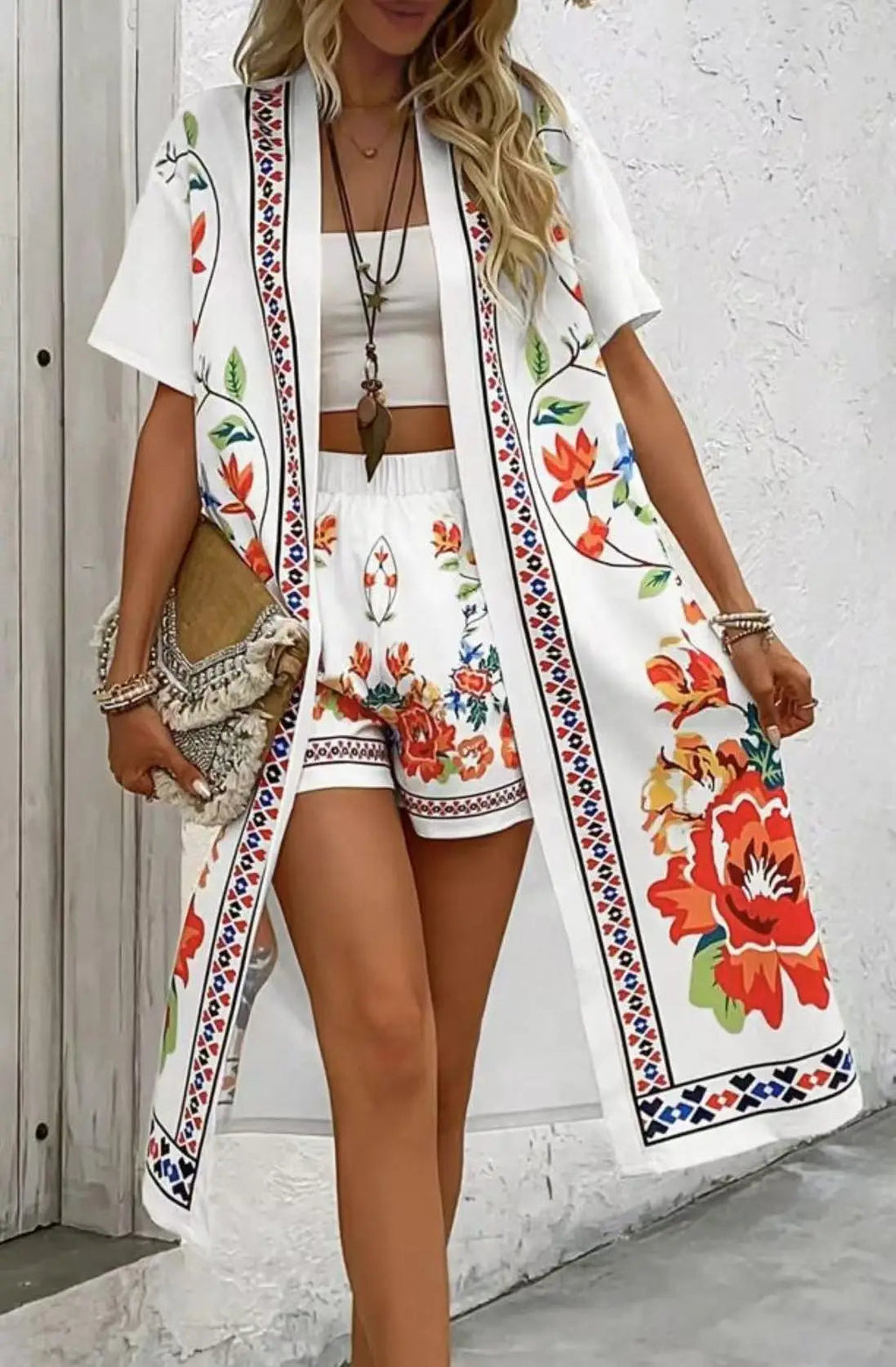Casual Boho Print 2 Piece Set LADYLYS