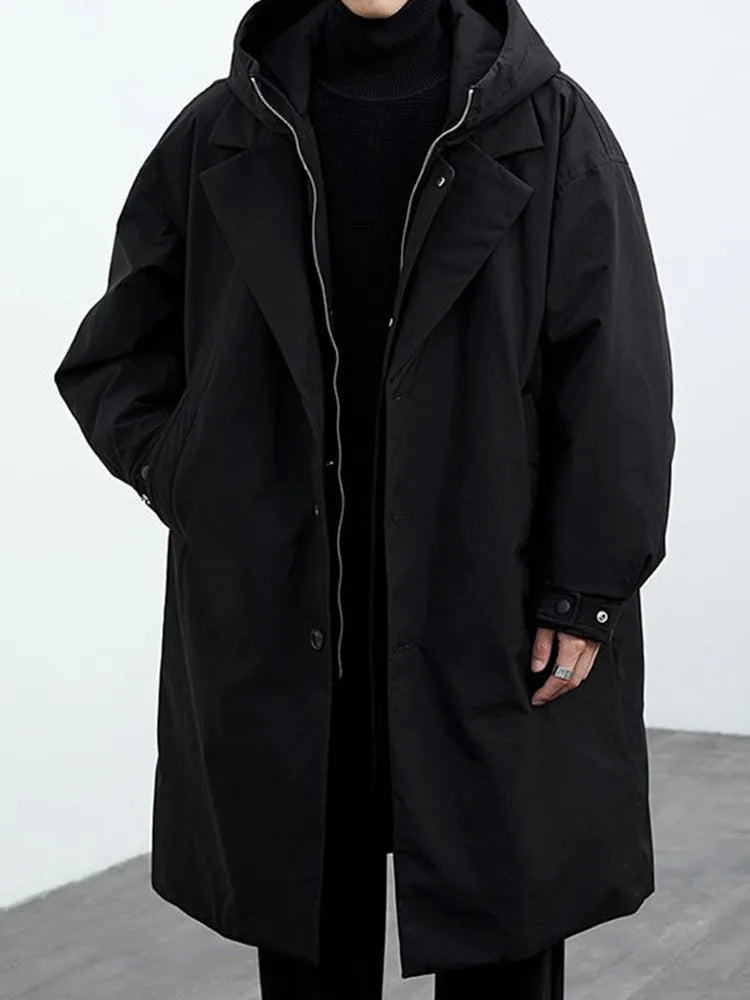 Solid Color Windproof Coat – Spring & Autumn Fashion Outerwear