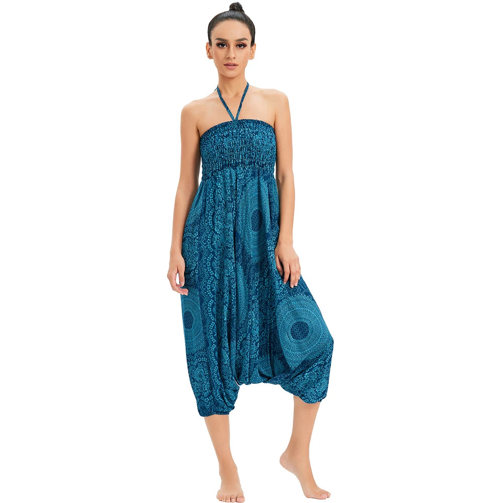 Bohemian Women Pantalones Rayon Harem Baggy Boho Yoga Beach Wear LADYLYS