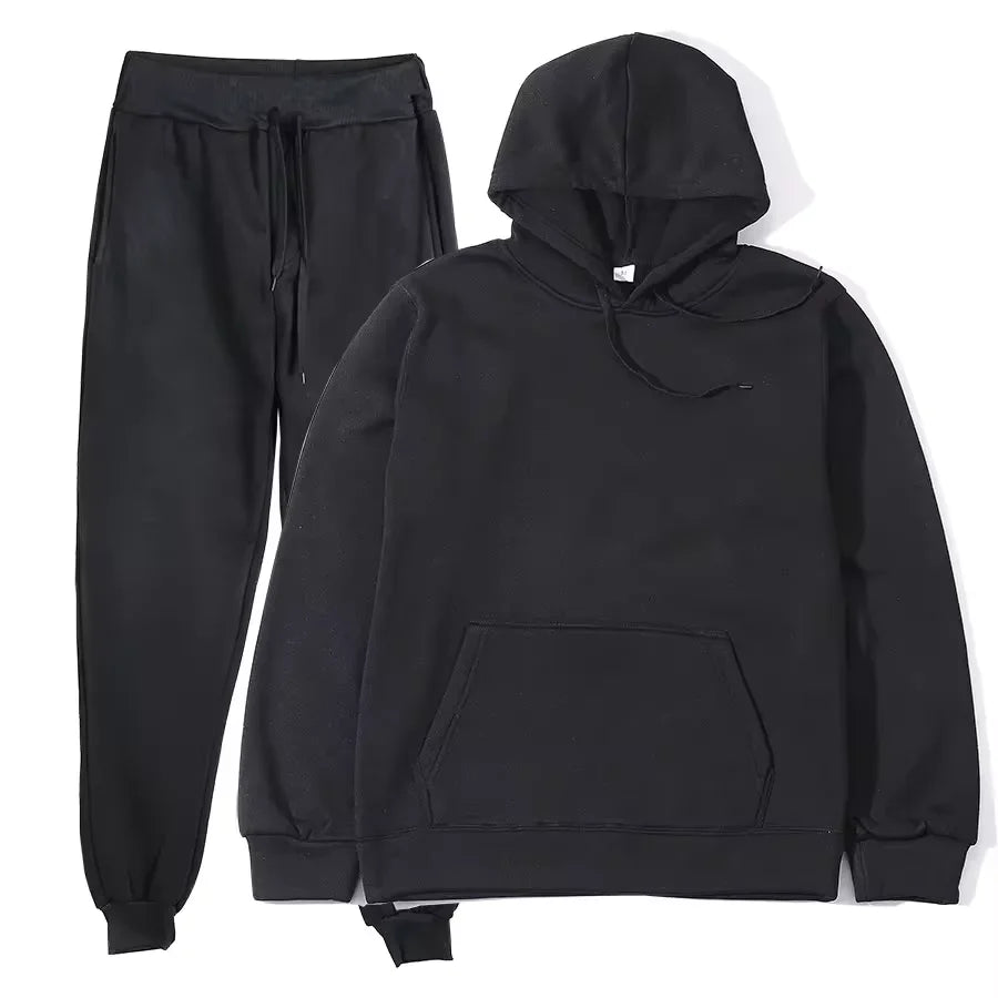 Men's Sportswear Tracksuit Set – Hoodie & Jogger Pants