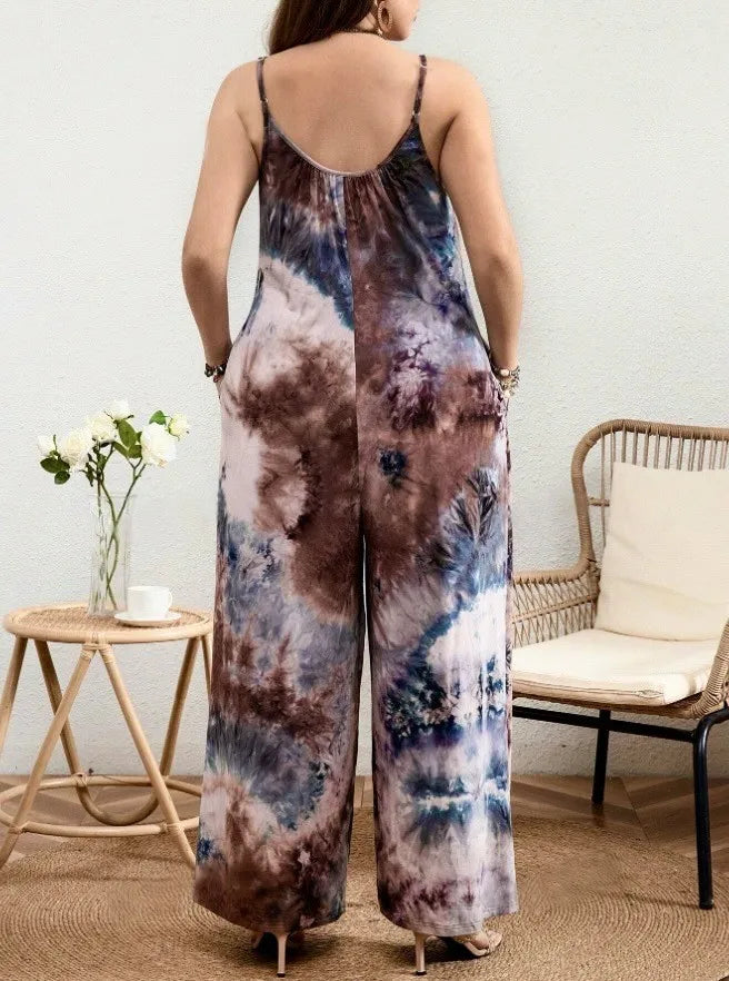 Jumpsuit Printed Casual Pants European Style Fashion LADYLYS