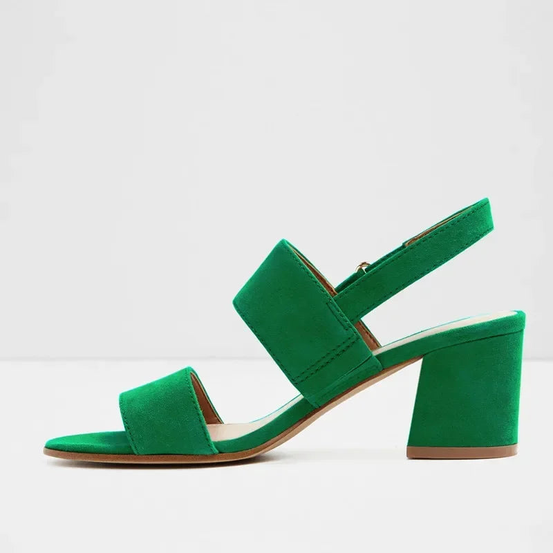 Summer Women's Fashion Sexy Open Toe Thick Heel Sandals High-heeled LADYLYS
