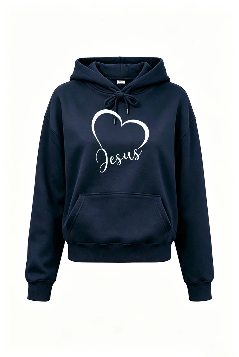 Women's Casual Hooded Sweatshirt & Jogger Pants Set — Streetwear Tracksuit