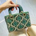Luxury Women Shoulder Crossbody Evening Handbag Diamond Decoration Long Chain Bag LADYLYS