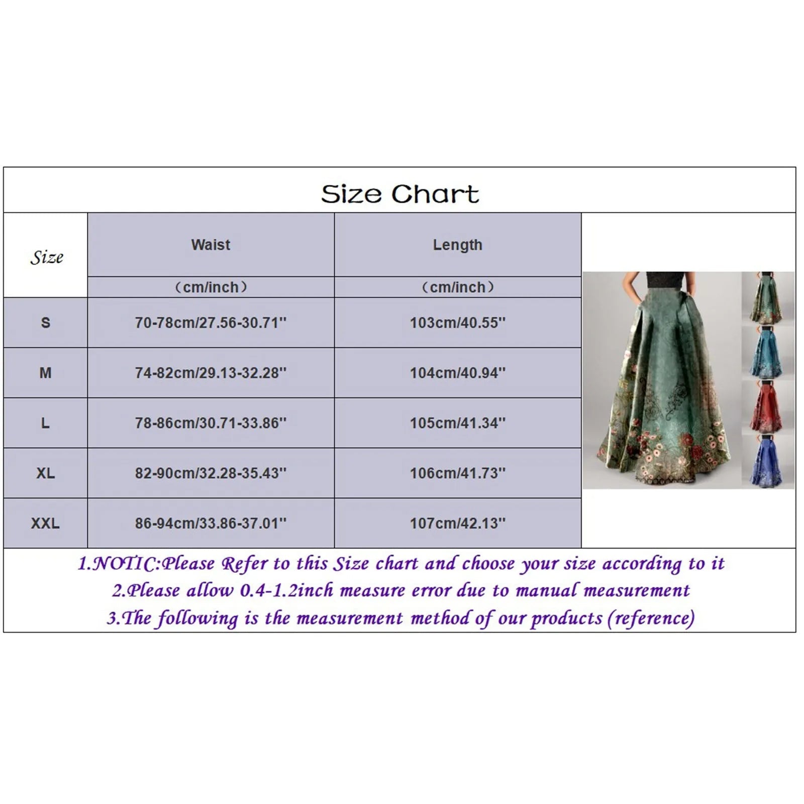 High Waist Pocket Skirts For Women Fashion Bohemian Floral Print Maxi Skirt LADYLYS