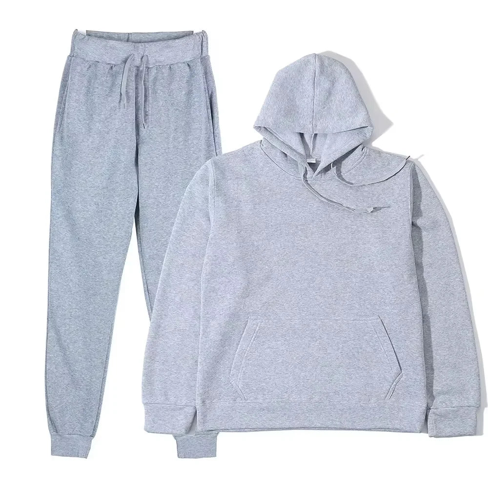 Men's Sportswear Tracksuit Set – Hoodie & Jogger Pants