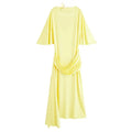 Sexy Backless Party Long Dress Women O-neck Slim Pleated Ribbon LADYLYS