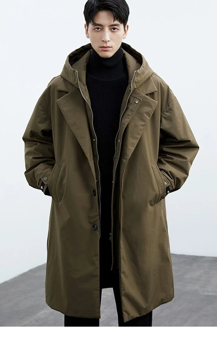 Solid Color Windproof Coat – Spring & Autumn Fashion Outerwear