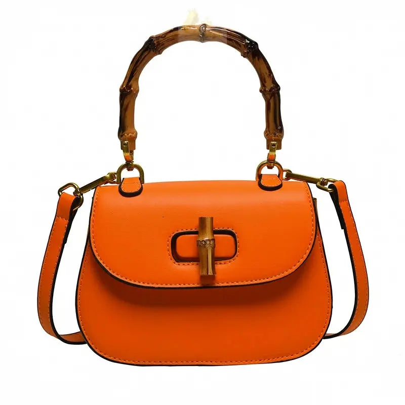 Top Brand Bamboo High Quality Handbag Designer Crossbody Bag Cute Satchel LADYLYS