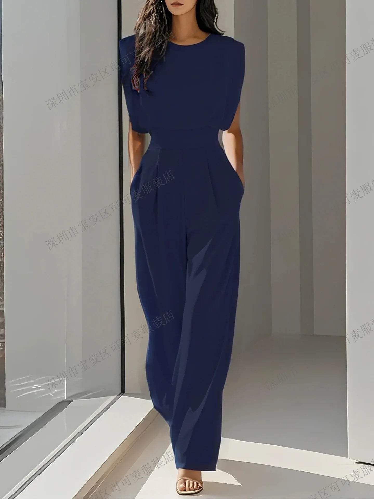 Elegant High Waisted Jumpsuit New Women's Fashion Queen Style LADYLYS
