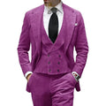 Velvet Men's Suit 3 Piece Corduroy Blazer Vest Pants Set LADYLYS