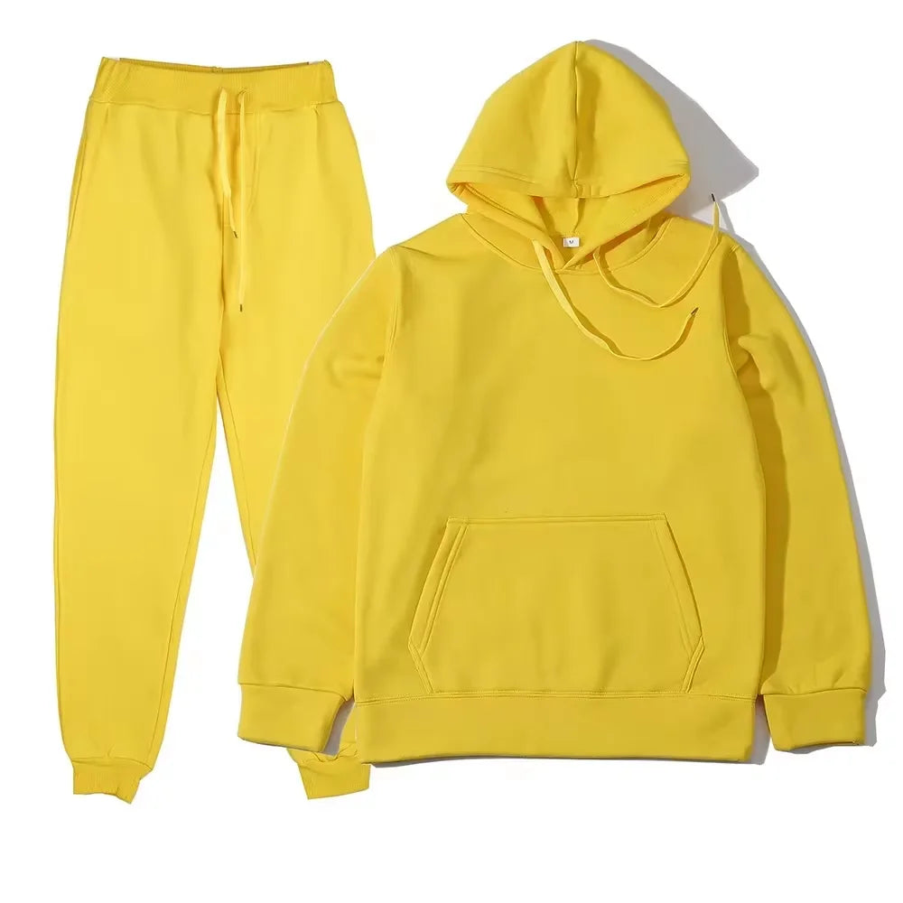 Men's Sportswear Tracksuit Set – Hoodie & Jogger Pants