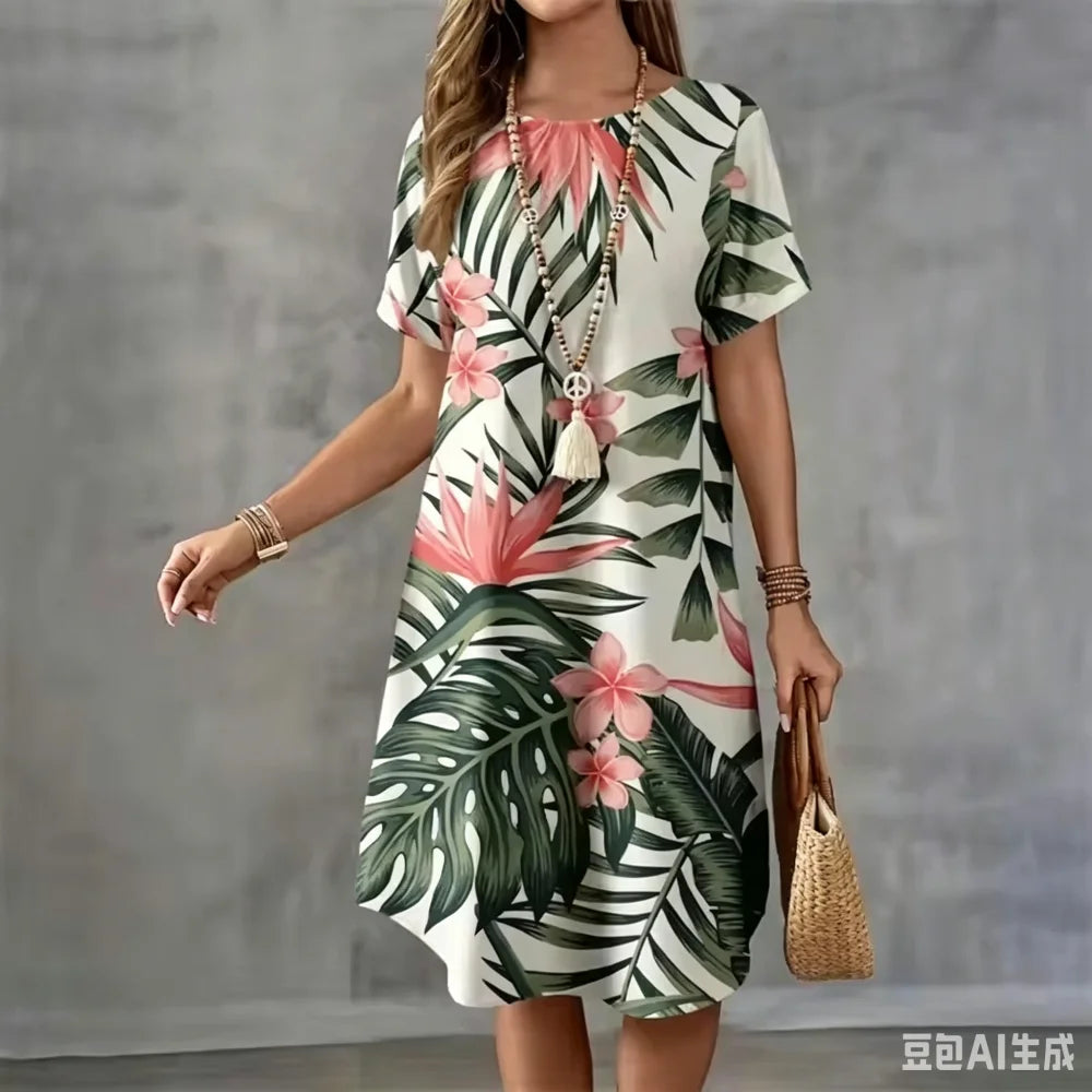 Summer Holiday Hawaiian Beach Dresses LADYLYS