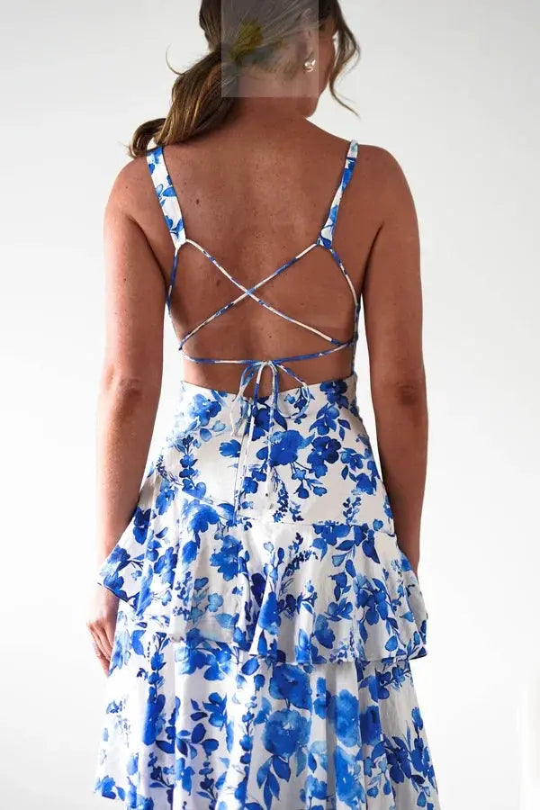 Sexy Deep V-neck Backless Strapless Dress LADYLYS