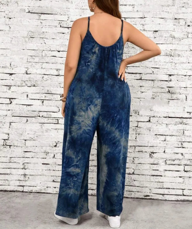 Jumpsuit Printed Casual Pants European Style Fashion LADYLYS