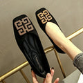 Women's Flat Loafers – Square Toe Slip-On Shoes | Spring & Autumn Collection
