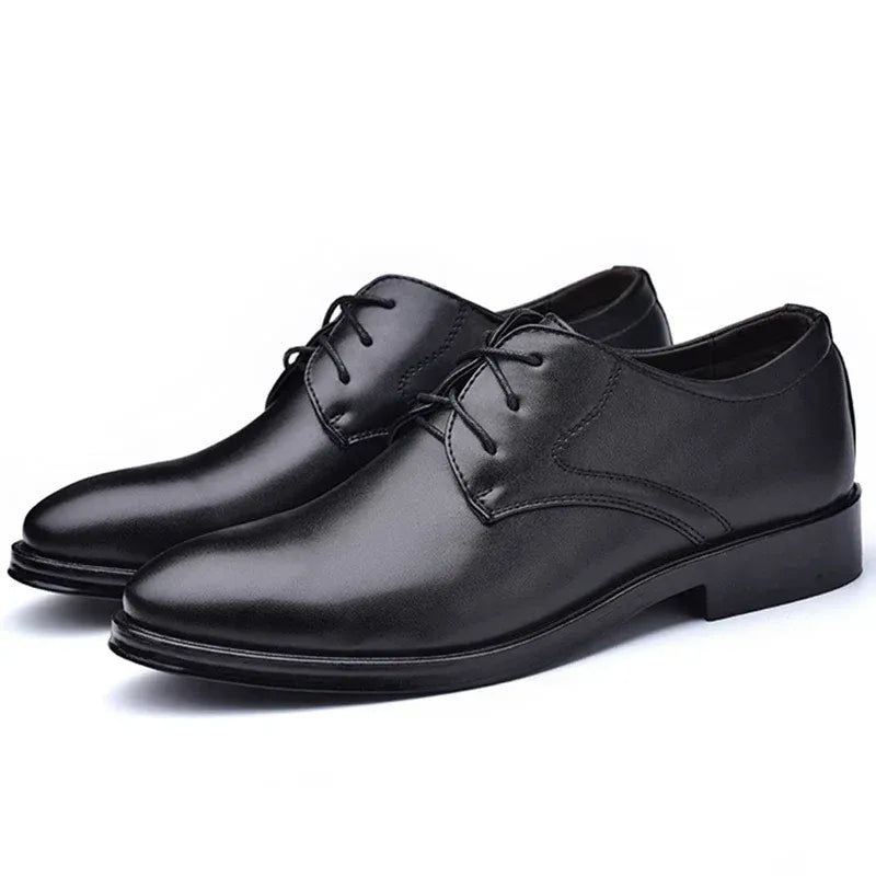 Men's Pointed-Toe Lace-Up Formal Shoes