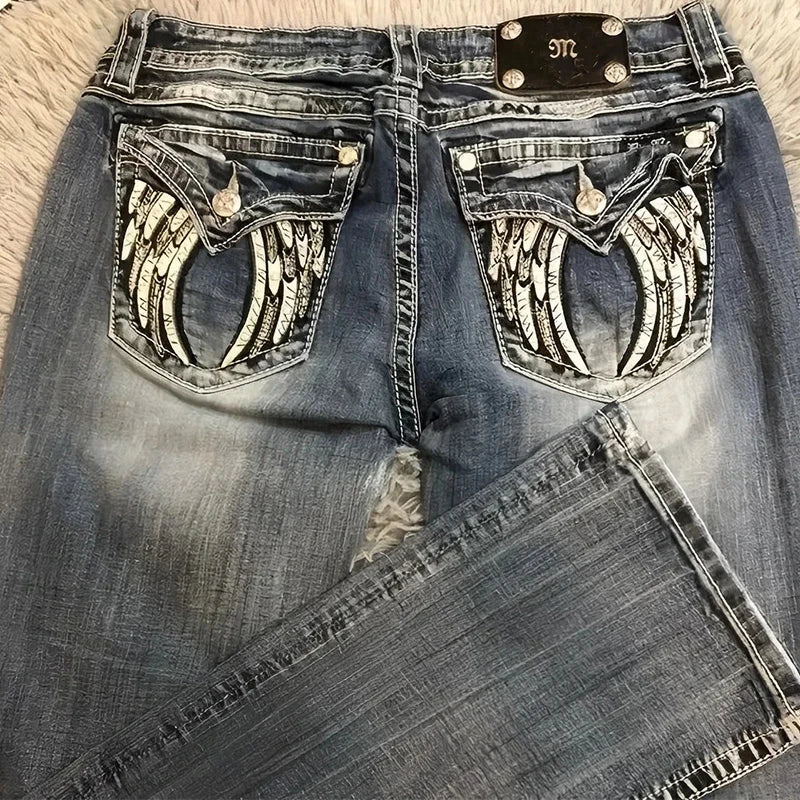 Women's Low-Rise Bootcut Pants