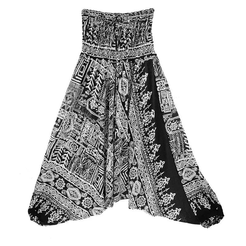 Bohemian Women Pantalones Rayon Harem Baggy Boho Yoga Beach Wear LADYLYS