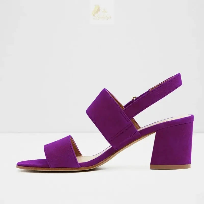 Summer Women's Fashion Sexy Open Toe Thick Heel Sandals High-heeled LADYLYS