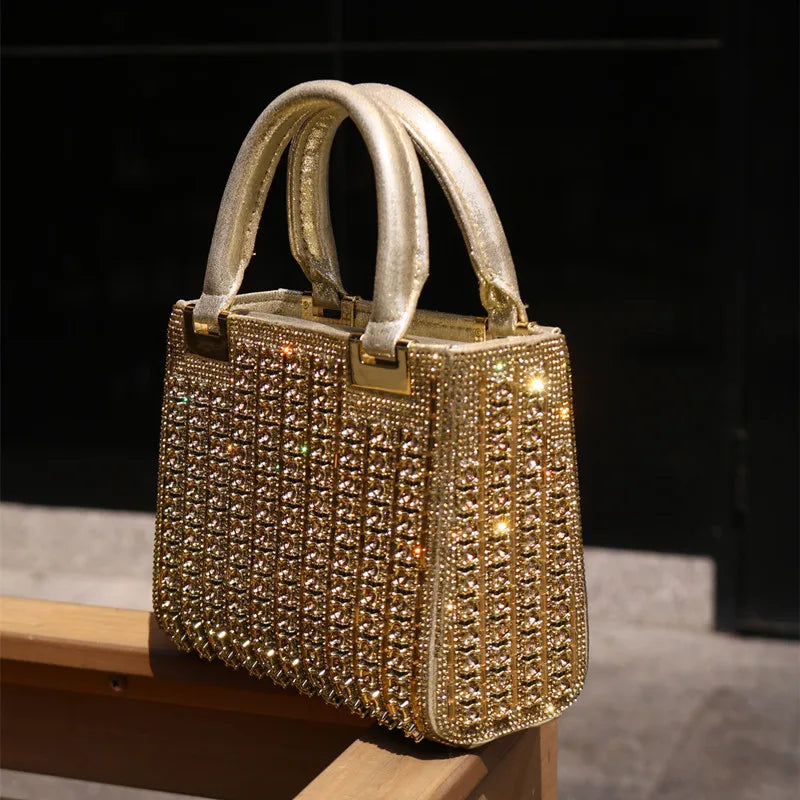 Luxury High-end Crystal Diamond Women Evening Clutch Bag LADYLYS