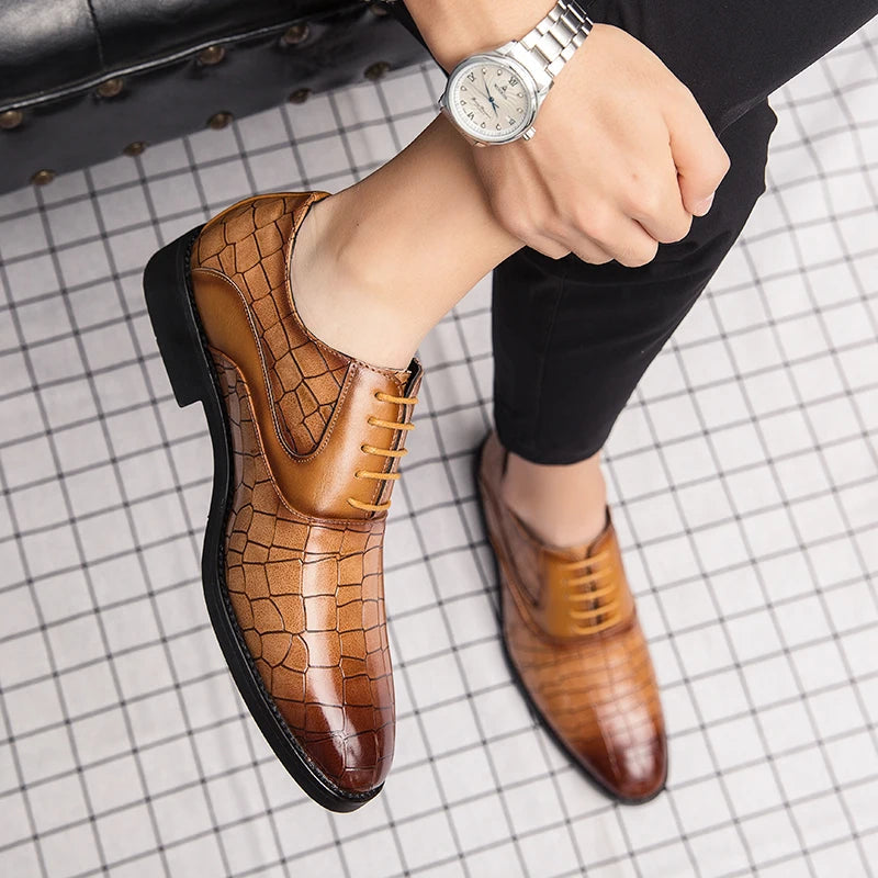 Italian high-quality Leather Shoes for Men Big size:38-48 LADYLYS