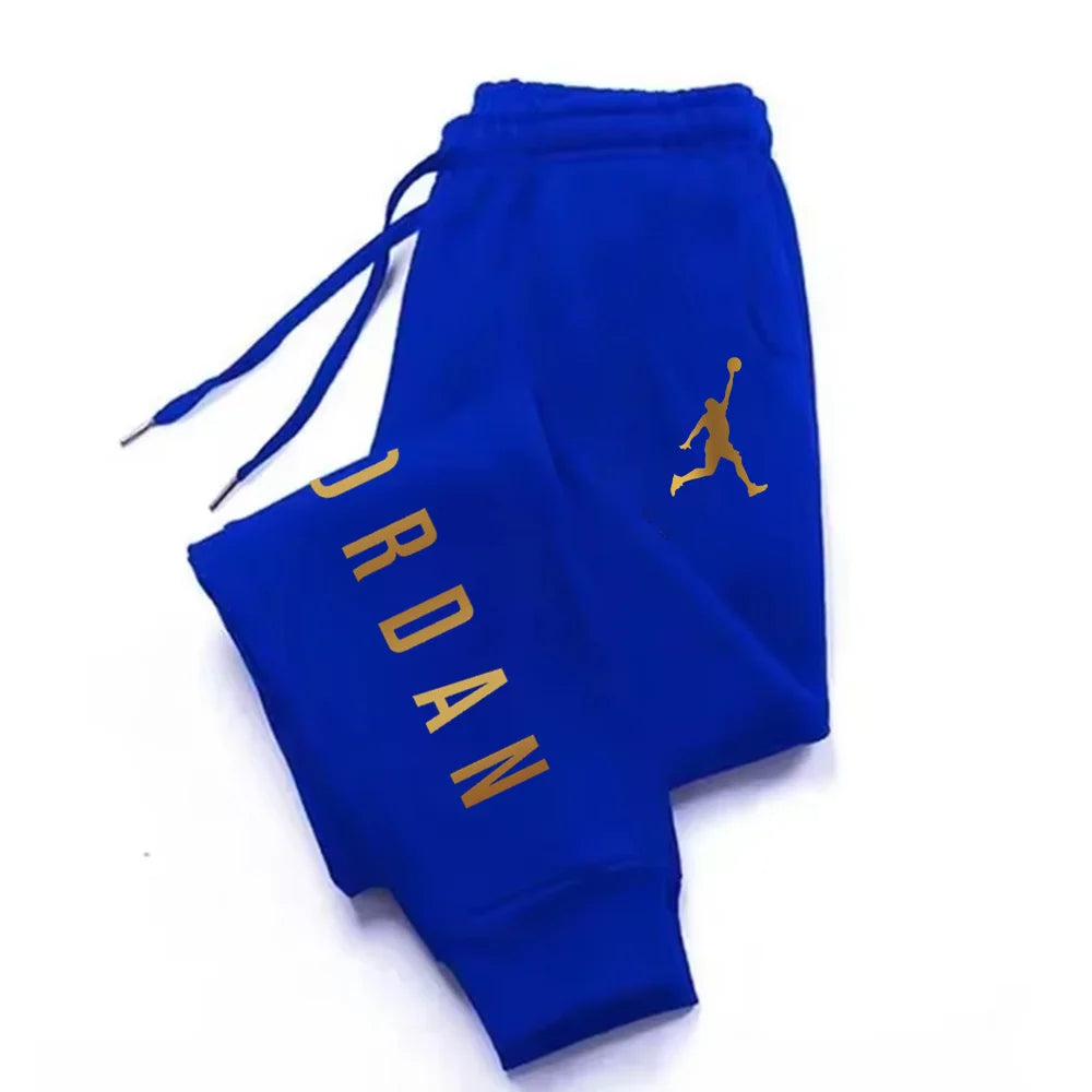 Men's Harajuku Letter Print Casual Sports Pants — Loose Fit Fitness Joggers