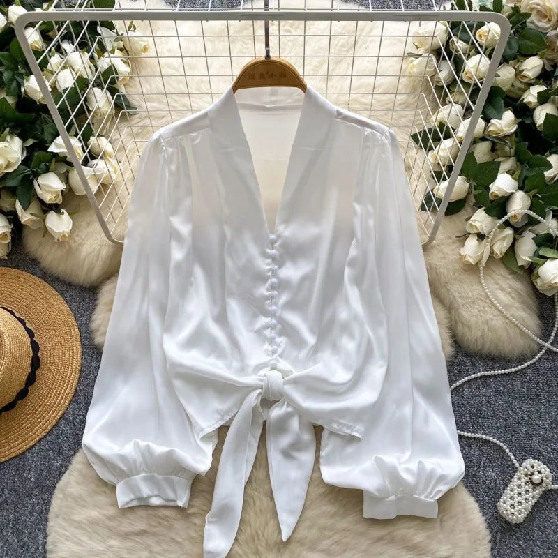 Blouses Casual Print Shirt Women Autumn Loose Leopard Shirts & Blouses