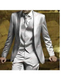 Men's Three-Piece Formal Wedding Suit