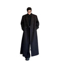 Extra Long Black Oversized Coat – Spring & Autumn Streetwear Statement