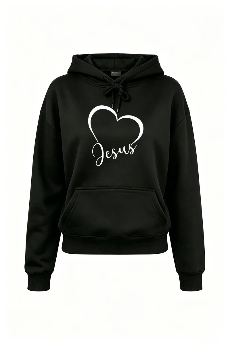 Women's Casual Hooded Sweatshirt & Jogger Pants Set — Streetwear Tracksuit
