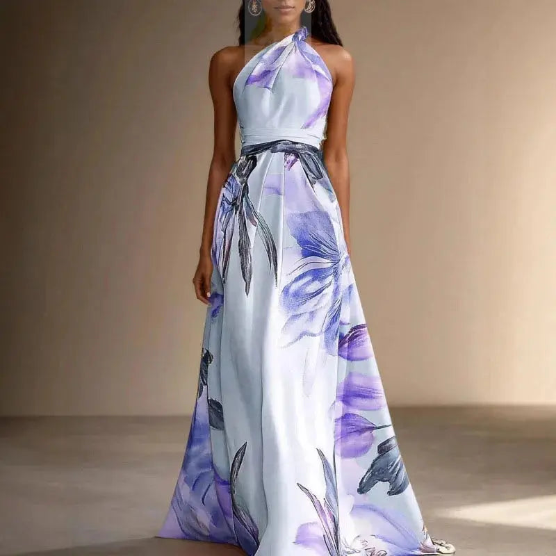 Vestido Sexy Bohemian Beach Holiday Dress Woman Elegant Floral Print LADYLYS
