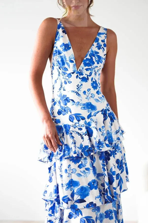 Sexy Deep V-neck Backless Strapless Dress LADYLYS