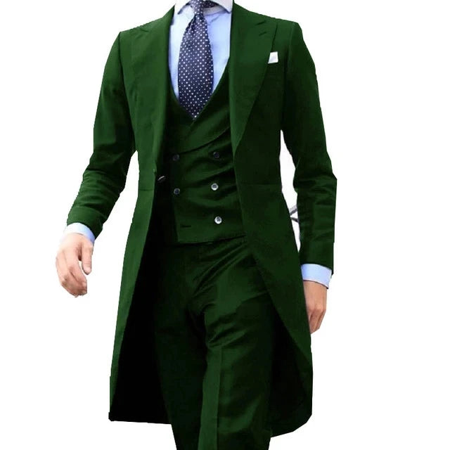 Formal Men Suit Groom, Business Male Tuxedos 3 Piece Set LADYLYS