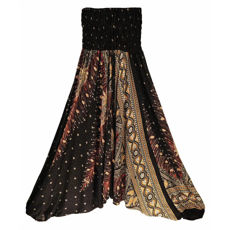 Bohemian Women Pantalones Rayon Harem Baggy Boho Yoga Beach Wear LADYLYS