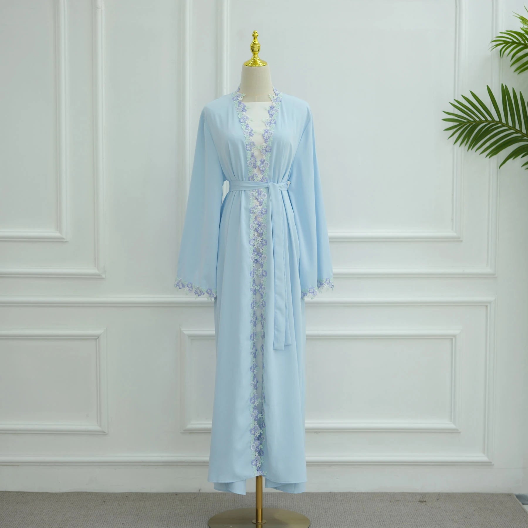 Islamic Clothing Women Abaya Dubai Luxury Lace Embroidery LADYLYS